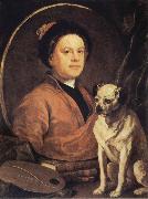 William Hogarth Self-Portrait oil painting